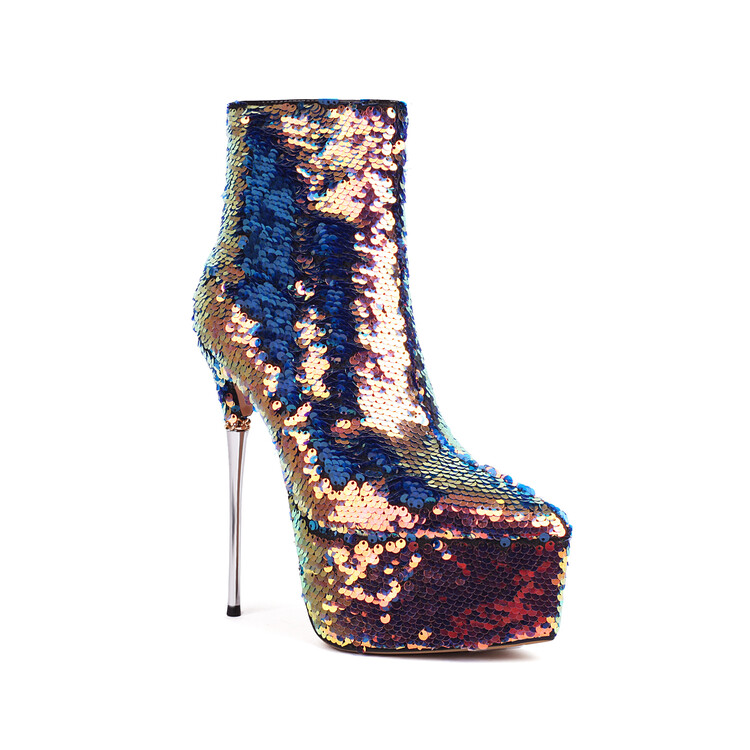 20230716190150039_750.jpg Sequin Pointed Toe Stiletto Heel Short Boots - Style s.html